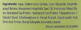Szampon z organicznym olejem makadamia - GlySkinCare Macadamia Oil Shampoo — Zdjęcie N2