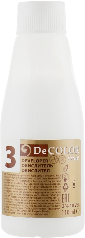 Zmywacz trwałej farby do włosów - Decolor Time System For Removing Permanent Hair Color — Zdjęcie N5