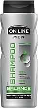 Kup Wegański szampon do włosów przetłuszczających się dla mężczyzn - On Line Men Balance Shampoo