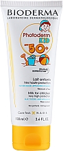 Wodoodporne mleczko przeciwsłoneczne dla dzieci SPF 50 - Bioderma Photoderm Kid Milk For Children — Zdjęcie N1