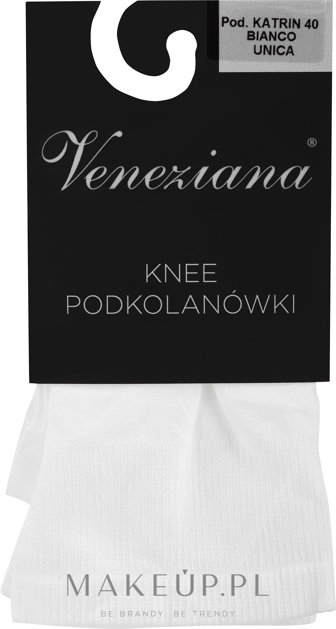 Podkolanówki "Katrin" 40 Den, bianco - Veneziana — Zdjęcie One Size