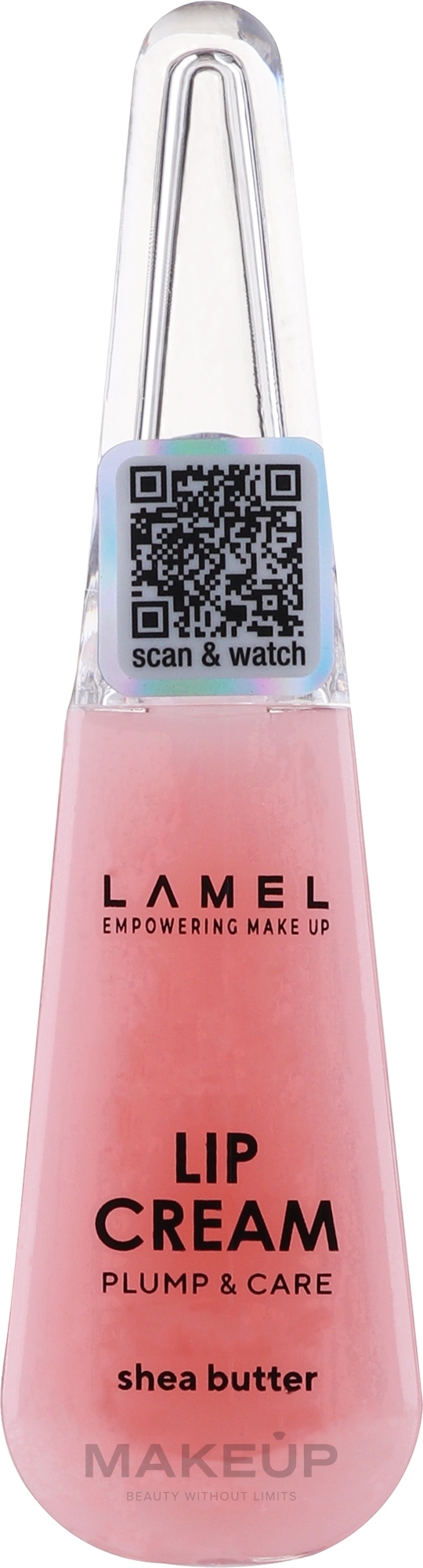 Krem do ust z masłem shea - LAMEL Make Up Lip Cream Plump & Care — Zdjęcie 401