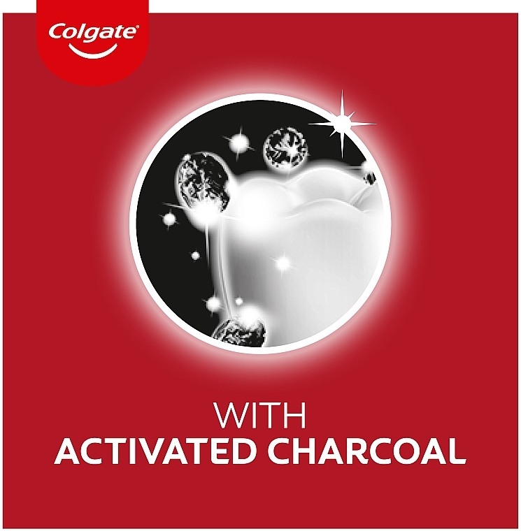 Wybielająca pasta do zębów z aktywnym węglem - Colgate Max White Charcoal — Zdjęcie N7