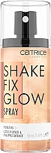 Spray utrwalający makijaż - Catrice Fixing Spray Shake Fix Glow — Zdjęcie N1