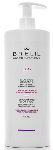 Wygładzający szampon do włosów puszących się i nieposłusznych - Brelil Bio Treatment Liss Smoothing Shampoo For Frizzy And Rebellious Hair — Zdjęcie N2