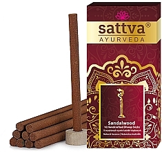Patyczki zapachowa - Sattva Ayurveda Sandalwood Dhoop Sticks — Zdjęcie N1