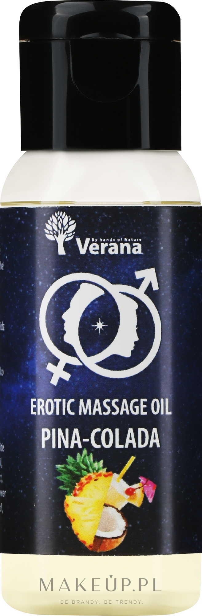 Olejek do masażu erotycznego Pina-colada - Verana Erotic Massage Oil Pina-Colada — Zdjęcie 30 ml