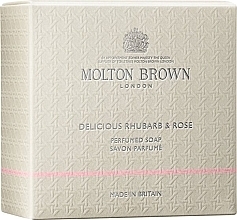 Molton Brown Delicious Rhubarb & Rose Perfumed Soap - Perfumowane mydło — Zdjęcie N3