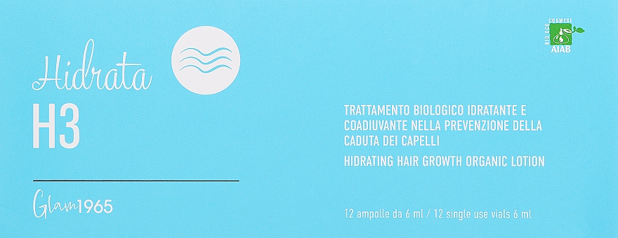 Nawilżający balsam przeciw wypadaniu włosów - Glam1965 Hidrata H3 — Zdjęcie N3