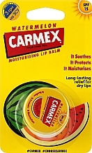 Nawilżający balsam do ust w słoiczku - Carmex Watermelon Lip Balm  — Zdjęcie N3