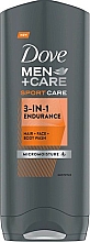 Kup Energetyzujący żel pod prysznic Mandarynka i bursztyn/ Energetyzujący żel pod prysznic dla mężczyzn Mandarynka i bursztyn - Dove Men + Care Sport Care Endurance