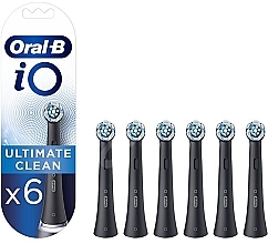 Końcówki do szczoteczek elektrycznych, czarne, 6 szt. - Oral-B iO Ultimate Clean — Zdjęcie N1