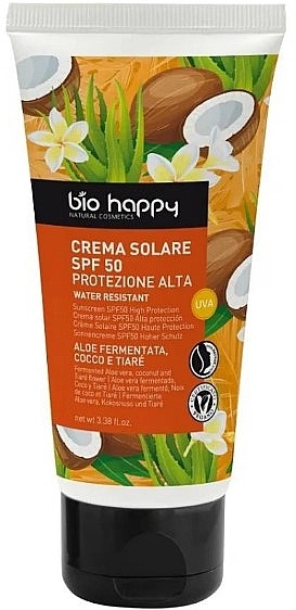 Krem przeciwsłoneczny do twarzy - Bio Happy Sunscreen SPF50 Cream — Zdjęcie N1