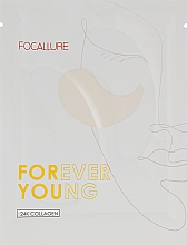 Kup Kolagenowe płatki pod oczy - Focallure Forever Young #1 Collagen Crystal 24K Gold Pure Luxury Eye Mask