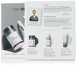 Zestaw do pielęgnacji twarzy - Dermalogica Age Defense Kit (powder 13 ml + ser 10 ml + cr 12 ml) — Zdjęcie N4