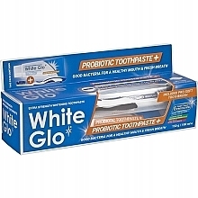 Kup Zestaw - White Glo Probiotic Set (toothpaste/100ml + toothbrush)