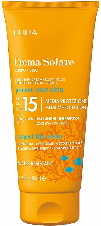Filtr przeciwsłoneczny SPF 15 - Pupa Sunscreen Cream — Zdjęcie N1