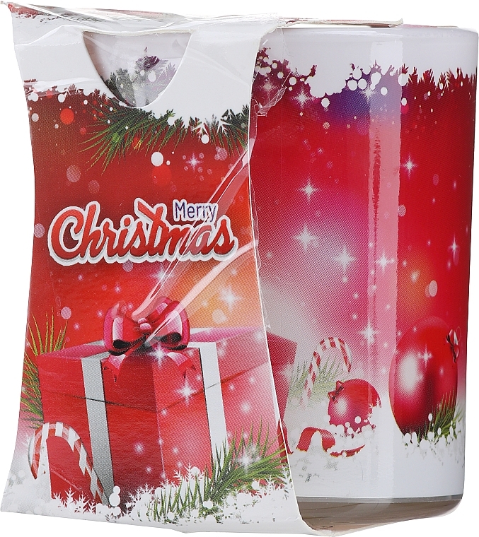 PRZECENA! Świeca zapachowa Boże Narodzenie czerwony prezent - Admit Verona Merry Christmas Red Gifts * — Zdjęcie N2