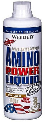 Aminokwasy dla sportowców - Weider Amino Power Liquid Cola  — Zdjęcie N1