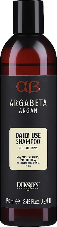 Arganowy szampon do wszystkich rodzajów włosów do codziennego stosowania - Dikson Argabeta Argan Daily Use Shampoo — Zdjęcie N1