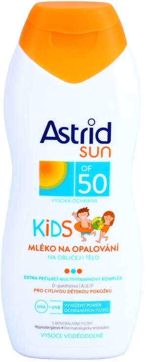 Przeciwsłoneczne mleczko do opalania dla dzieci - Astrid Sun Kids Milk SPF 50 — Zdjęcie N2