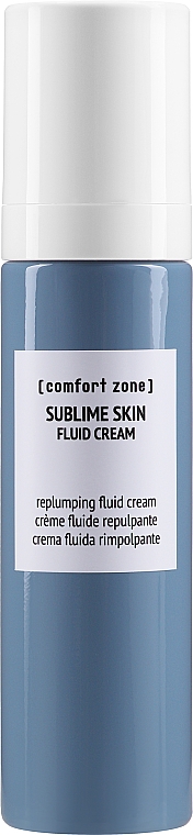 Nawilżający krem ujędrniający do twarzy z kwasem hialuronowym - Comfort Zone Sublime Skin Fluid Cream — Zdjęcie N1