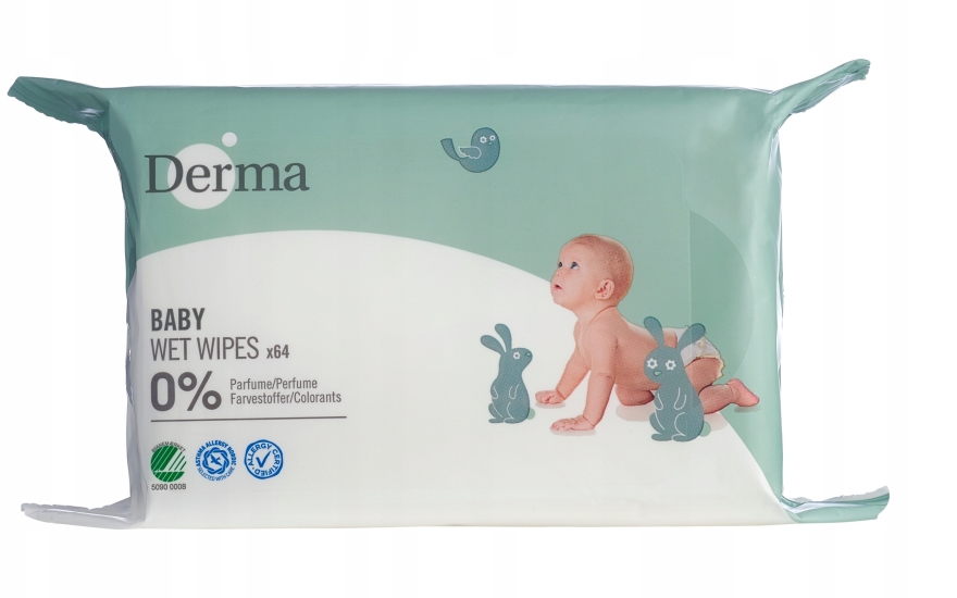 Zestaw - Derma Eco Baby (cr 100 ml + cr 100 ml + shm 150 ml + wipe 64) — Zdjęcie N4