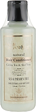 Kup Naturalny ajurwedyjski balsam ziołowy do włosów Zielona Herbata & Aloes - Khadi Organique Greentea Aloevera Hair Conditioner