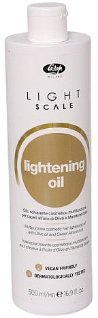 Olejek rozjaśniający włosy - LISAP Light Scale Lightening Oil — Zdjęcie N1