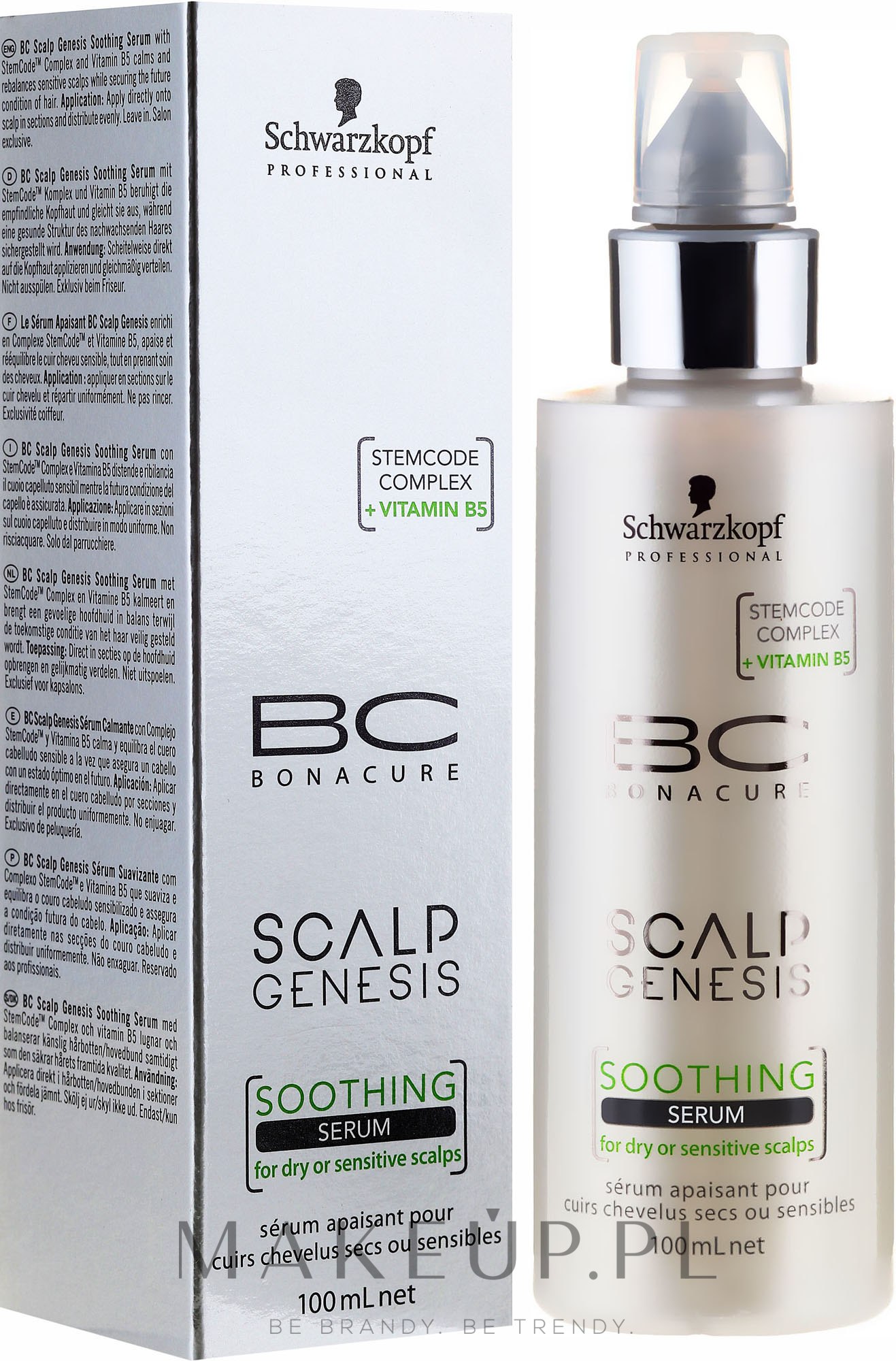 Kojące serum do wrażliwej i suchej skóry głowy - Schwarzkopf Professional BC Bonacure Scalp Genesis Soothing Serum — Zdjęcie 100 ml