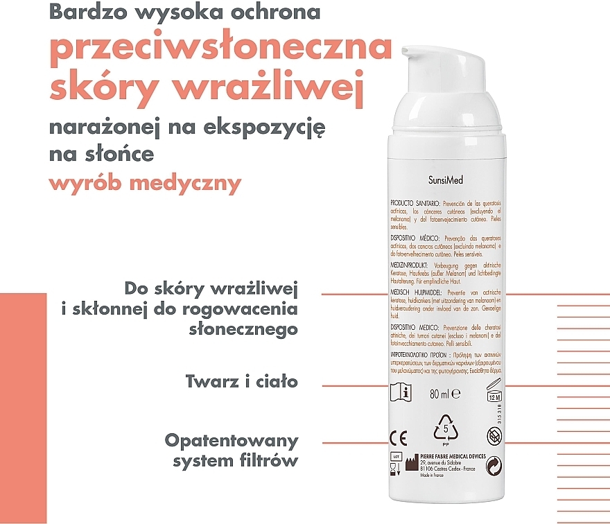 Przeciwsłoneczna emulsja do skóry wrażliwej - Avene Sun Care Sunsimed Very High Protection — Zdjęcie N4