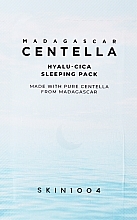 Maseczka na noc - Skin1004 Madagaskar Centella Hyalu-Cica Sleeping Pack (próbka) — Zdjęcie N1