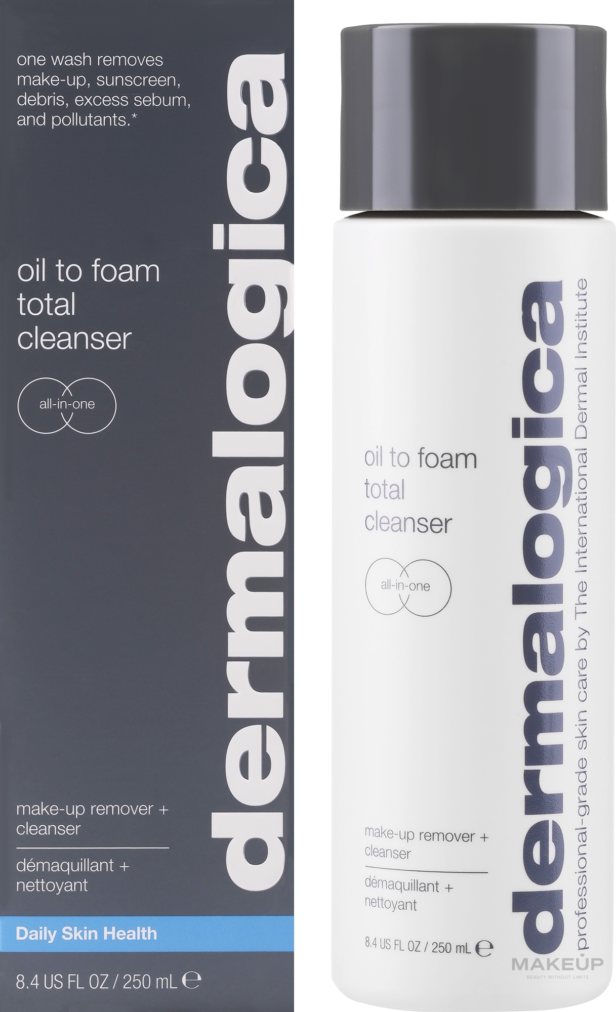 Żelowo-olejowy środek do mycia twarzy - Dermalogica Oil To Foam Total Cleanser  — Zdjęcie 250 ml