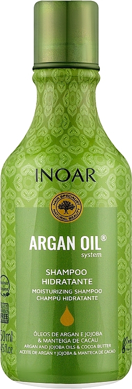 Szampon do włosów z olejem arganowym - Inoar Argan Oil Moisturizing Shampoo — Zdjęcie N1