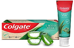 Pasta do zębów z aloesem i naturalnymi składnikami - Colgate — Zdjęcie N1