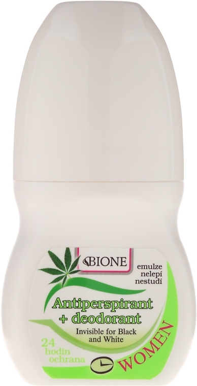 Antyperspirant-dezodorant w kulce - Bione Cosmetics Antiperspirant + Deodorant Green — Zdjęcie N1