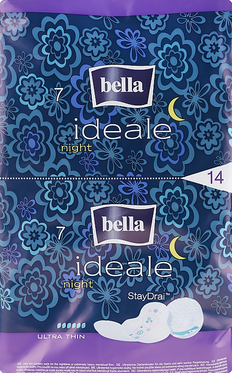 Podpaski, 14 szt. - Bella Ideale Night StayDrai — Zdjęcie N1