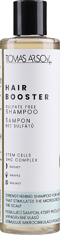 Szampon wzmacniający przeciw wypadaniu włosów - Tomas Arsov Hair Booster Sulfate Free Shampoo — Zdjęcie N1