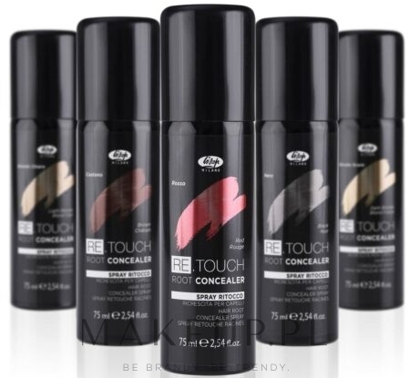 Spray do koloryzacji włosów - Lisap Retouch Root Concealer — Zdjęcie Dark Blonde
