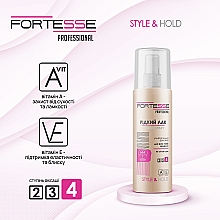 Ultramocny płynny lakier do włosów - Fortesse Professional Style Hairspray Ultra Strong — Zdjęcie N2