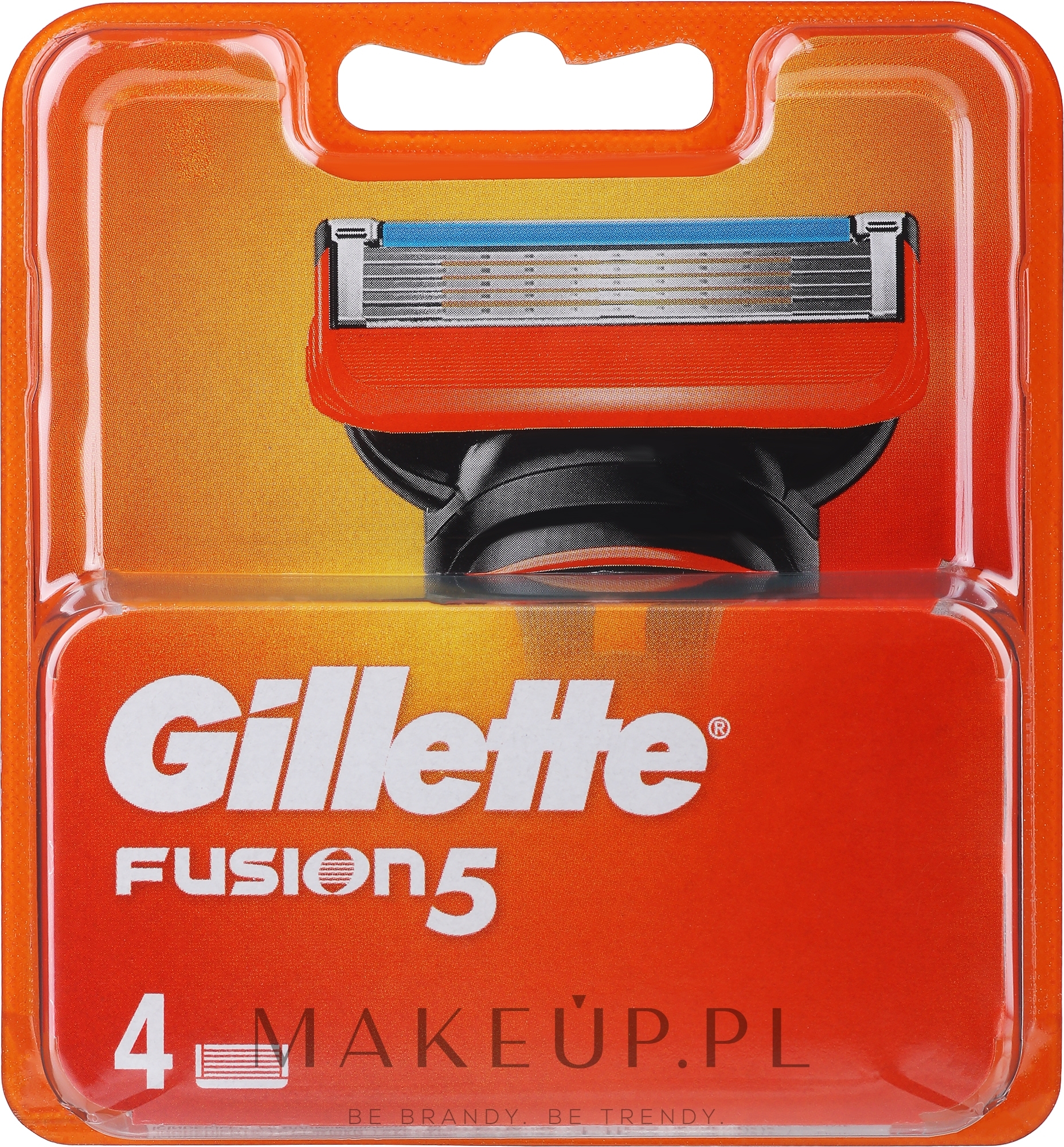Wymienne wkłady do maszynki, 4 szt. - Gillette Fusion 5 — Zdjęcie 4 szt.