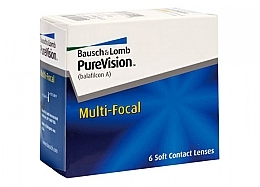 Kup PRZECENA! Soczewki kontaktowe, promień krzywizny 8.6 mm, Low, 6 szt. - Bausch & Lomb PureVision Multi-Focal *