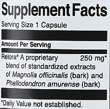 Suplement diety wspomagający kontrolowanie wagi 250 mg, 90 szt. - Swanson Relora — Zdjęcie N3