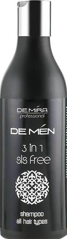 Szampon 3 w 1 dla mężczyzn - DeMira Professional DeMen 3-in-1 Shampoo
