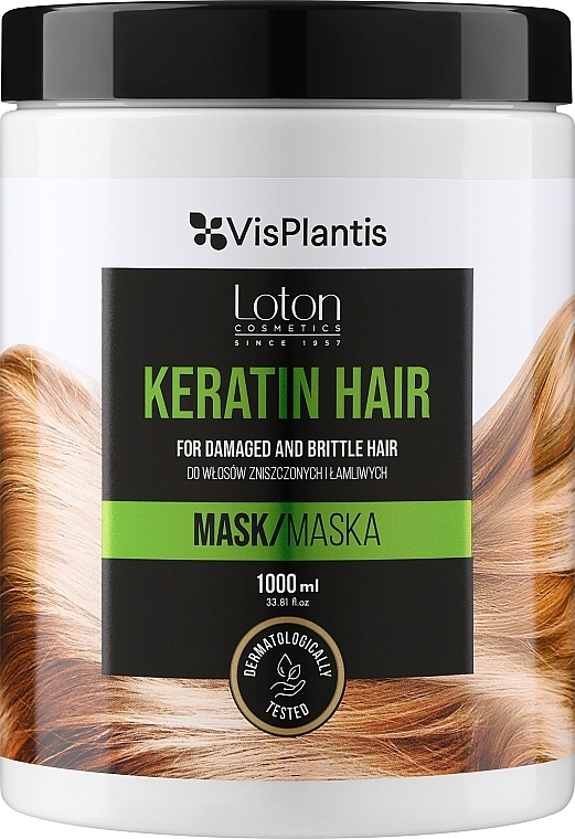 Maska do włosów z keratyną - Vis Plantis Loton Keratin Hair Mask — Zdjęcie N1