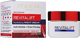 Kup Silnie ujędrniający bogaty krem przeciwzmarszczkowy na noc - L'Oreal Paris Revitalift Night Cream
