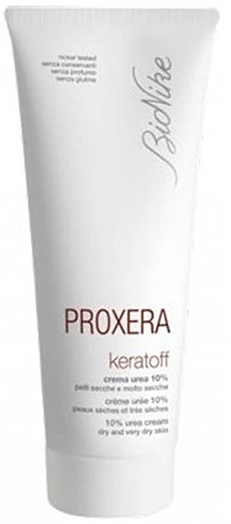 Krem do skóry suchej i bardzo suchej - BioNike Proxera Keratoff 10% Urea Cream — Zdjęcie N1