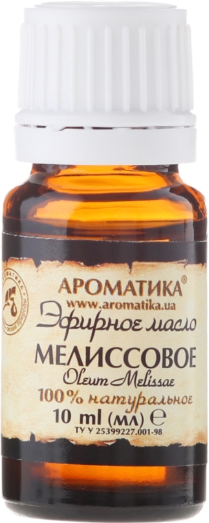100% naturalny olejek melisowy - Aromatika — Zdjęcie N2