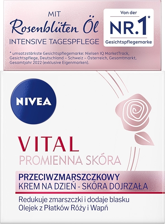 Przeciwzmarszczkowy krem na dzień - NIVEA Vital Promienna skóra — Zdjęcie N2