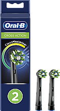 Kup Wymienne końcówki do szczoteczki elektrycznej, 2 szt. - Oral-B Cross Action Black Power Toothbrush Refill Heads